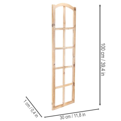 kohteita Puinen ikkunankarmi seinäkoristeeksi 100 cm