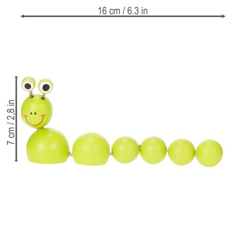 kohteita Mielikuvitukselliset toukkahahmot, kauniita koristeita olohuoneisiin, 16 cm, 6 kpl