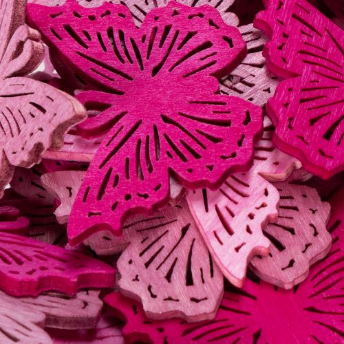 kohteita Koristeelliset perhosaiheiset koriste-elementit keväisiin pöytä- ja kulhoasetelmiin, 4 cm, 72 palaa