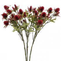 kohteita Ohdake Keinotekoinen Kukka Punainen Burgundy 10 kukan päät 68cm 3kpl 3kpl