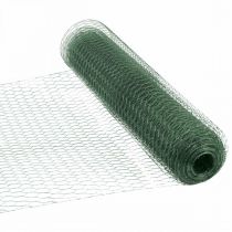 kohteita Kuusikulmioverkko vihreä lanka PVC-pinnoitettu metalliverkko 50cm×10m