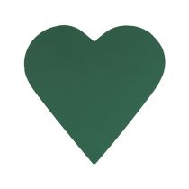 kohteita Kukkavaahtomuovi sydän plug-in materiaali vihreä 31cm × 29cm 2kpl