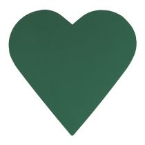 kohteita Kukkavaahtomuovi sydän plug-in materiaali vihreä 46cm x 45cm 2kpl