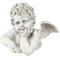 kohteita Koristeellinen enkelihahmo Polyresin Grave Decoration Harmaa Valkoinen K6cm 3kpl