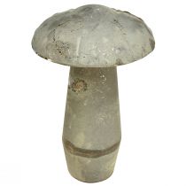 kohteita Koristeellinen Mushroom Metal Autumn Green Rust Vintage 30cmx50cm