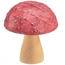 kohteita Puiset sienet koristesienet pöytäkoristeet syksynpunainen luonnollinen 5×6cm 9kpl