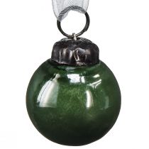 kohteita Mini joulupallot lasipallot vihreät Ø3cm 18 kpl lasissa
