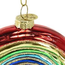 kohteita Lasi Rainbow Ornament - Juhlallinen joulukuusenkoristelu kiiltävillä väreillä