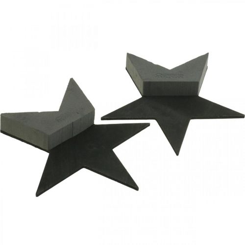 kohteita OASIS® Black Bioline® Floral Foam Star Black H30cm 2 kpl