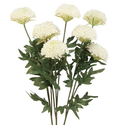 Dahlia koristekukat tekokukat valkoinen kukka L64cm 3 kpl