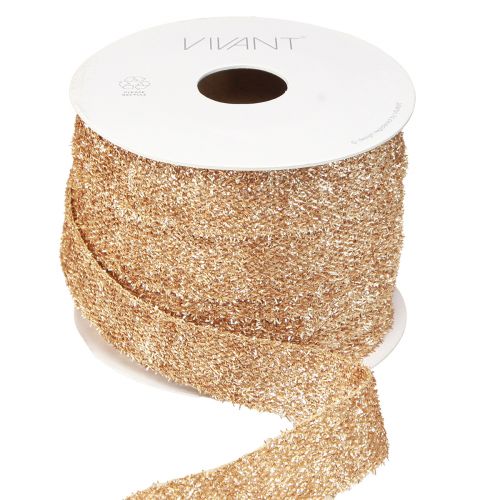 Koristenauha kulta glitter nauha Joulunauha W20mm L15m