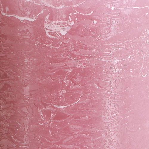 kohteita Yksiväriset kynttilät vaaleanpunaiset pilarikynttilät vanha pinkki 70×120mm 4 kpl