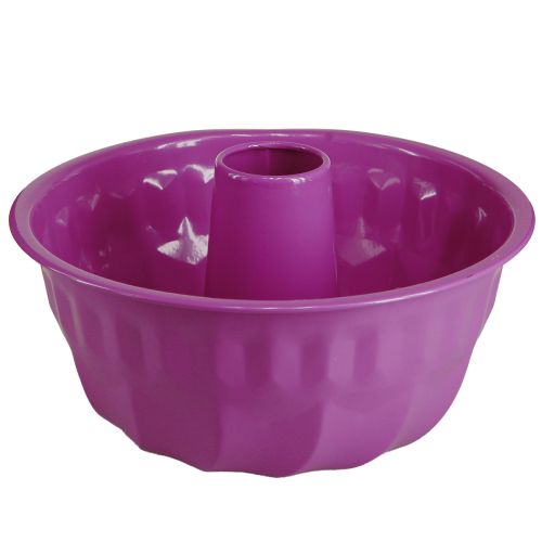 Bundt kakkuvuoka metalli koristeellinen kakkuvuoka violetti Ø23cm K12cm