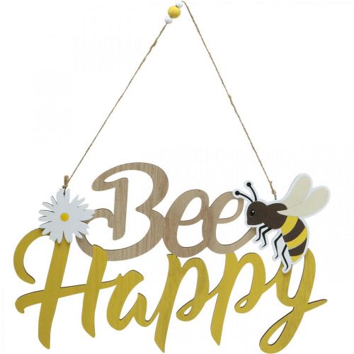 kohteita Koristeellinen kyltti mehiläinen “Bee Happy” kesäkoristelupuu 31×18cm 2kpl