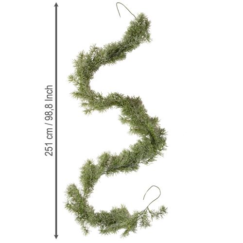 kohteita Koristeellinen lehtikuusiköynnös tunnelmalliseen huonesisustukseen, 250 cm