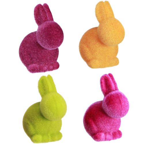 kohteita Minipuput Värikkäät pääsiäispuput Flocked Valikoima H6cm 12 kpl