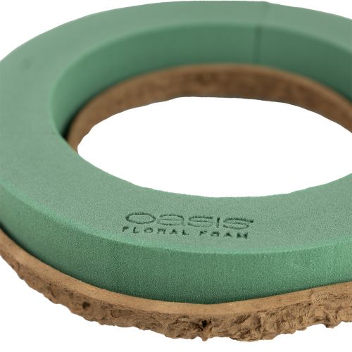 kohteita OASIS® Biolit® kukkavaahto vihreä sormusseppele 32cm 2 kpl