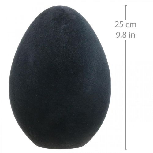 kohteita Pääsiäismuna muovikoriste muna musta parvi 25cm