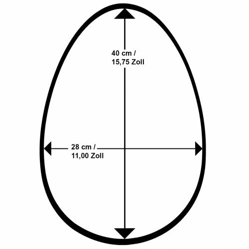 kohteita Pääsiäismuna parvi iso 40cm