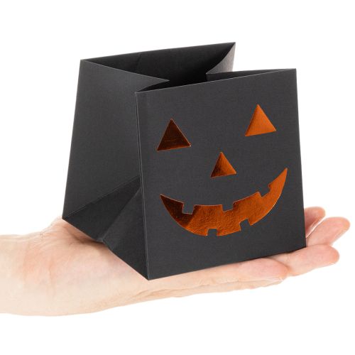 kohteita Paperipussi kurpitsankasvojen istutuslaatikko Halloween-koriste 10 cm 6 kpl