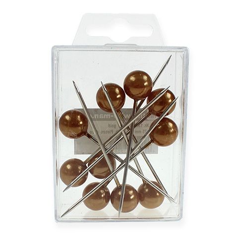 kohteita Pearl Head Pins Gold Ø15mm 75mm