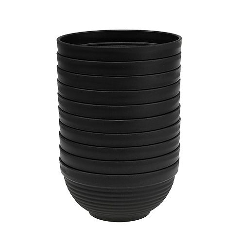 kohteita R-cup muovinen antrasiitti Ø17cm, 10kpl