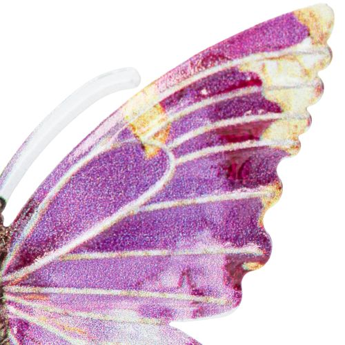 kohteita Perhosriipuskoriste asuintilojen taiteelliseen sisustukseen, 8 cm, 5 kpl