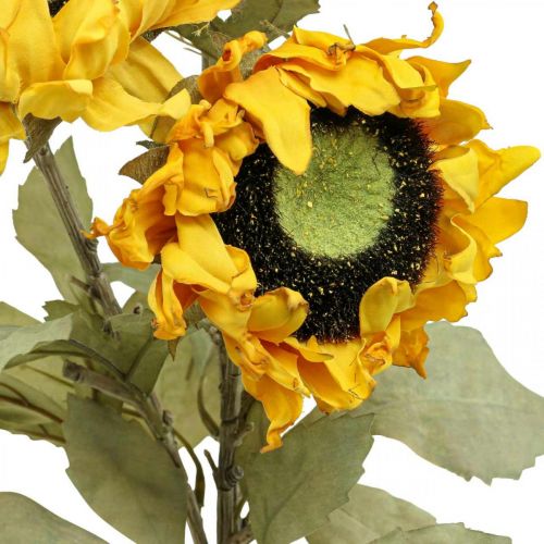 kohteita Keinotekoiset auringonkukat Sunflower Deco Drylook L60cm 3kpl