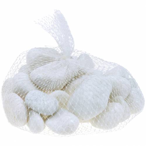 kohteita River Pebbles Natural White 3-5cm 1kg