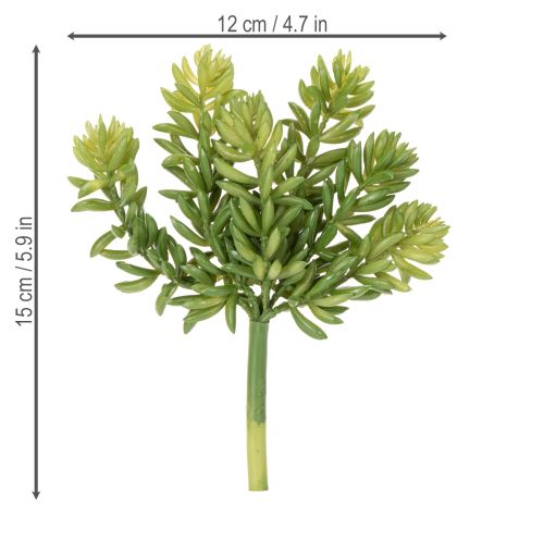 kohteita Keinotekoinen mehikasvi asuin- ja toimistotilojen helppohoitoiseen sisustukseen, 15 cm, 6 kpl