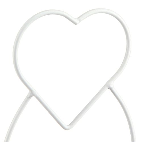 kohteita Lyhty Heart Valkoinen Lyhtypidike Lasi Ø12cm K30cm 2kpl