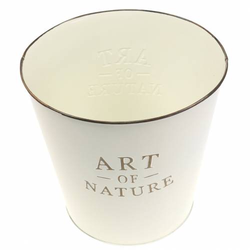 kohteita Kukkaruukku Sinkki Art of Nature Cream Ø17,5cm K15cm