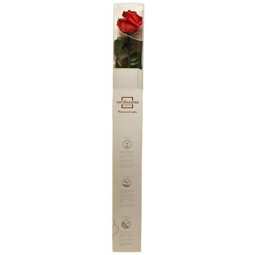 kohteita Amorosa Red Infinity Rose Säilötyt lehdet L54cm