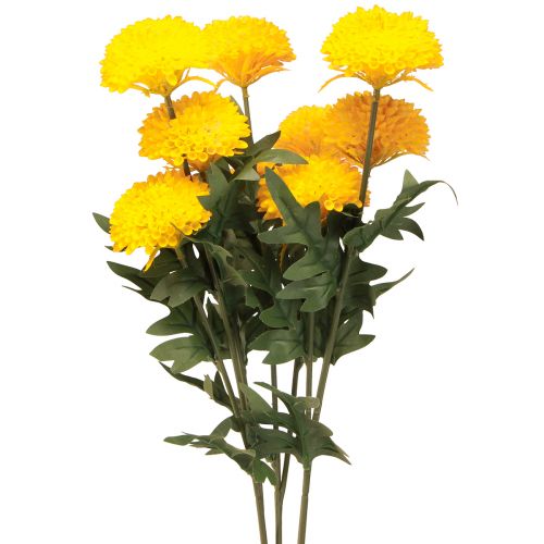 Dahlia Keinotekoiset koristekukat Keltainen kukka L64cm 3 kpl