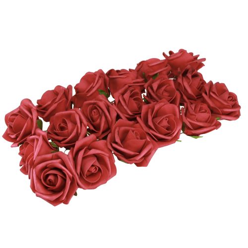 kohteita Foam Rose Foam Red Artificial Roses 7,5cm 18 kpl