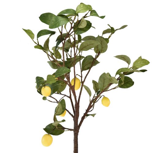 Keinotekoinen sitruunapuu ruukussa keltainen 90cm