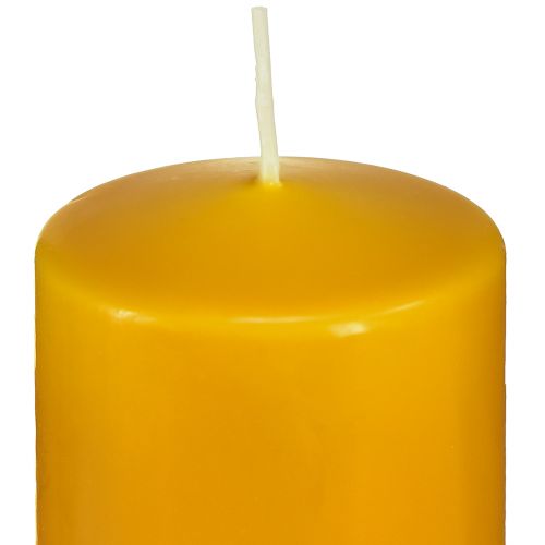 kohteita PURE pilari kynttilän keltainen hunaja Wenzel kynttilät 130/60mm