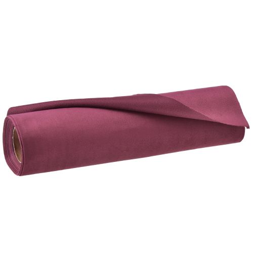 kohteita Velvet pöytäjalka Bordeaux tummanpunainen, 28×270cm - ylellinen pöytätelineen koristekangas juhlatilaisuuksiin