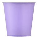 Floristik24 Kukkaruukku metallinen istutuskone violetit kukat Ø10cm K10,5cm