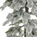 Floristik24 Keinotekoinen joulukuusi Ohut lumipeitteinen talvikoristelu K180cm