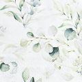 Floristik24 Lautasliinat eukalyptus koristeellinen pöytäkoriste valkoinen 25x25cm 20kpl