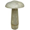 Floristik24 Koristeellinen sienimetallinen syksykoristelu ruosteenvihreä vintage 36cmx62cm