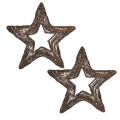 Floristik24 Koristeelliset tähdet ripustamiseen pajutähtiä luonnollinen 48cm 2kpl