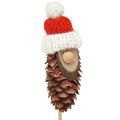 Floristik24 Kartiotonttu hatun kanssa kukkatulppa gnome 8cm 12kpl