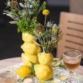 Floristik24 Sitruunamaljakko kukkamaljakko keltainen kesäkoristelu keraaminen H20cm